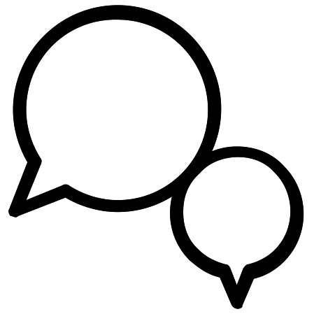 icon sprechblasen